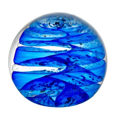 Blue Infinity Paperweight